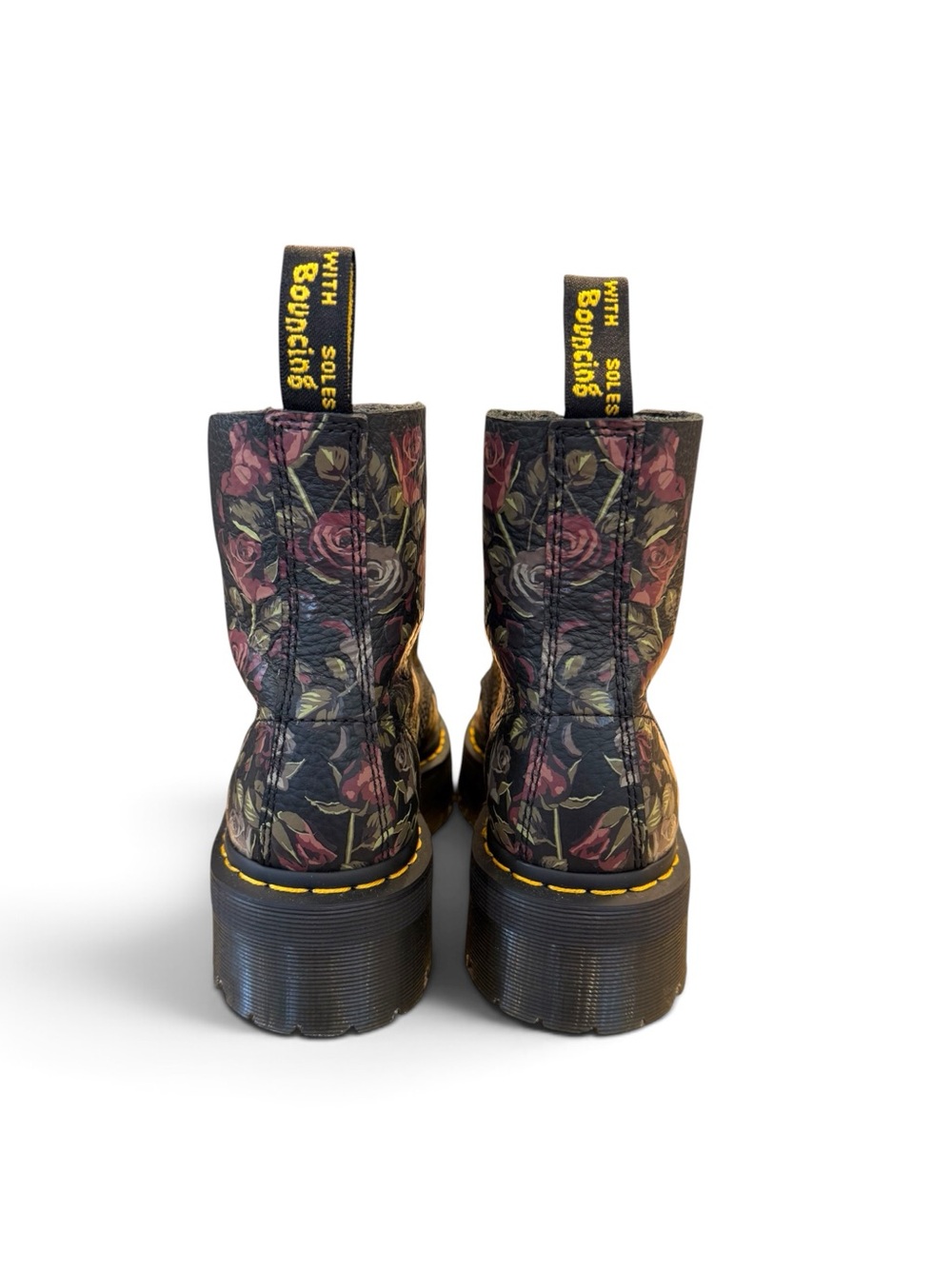 Dr. Martens SINCLAIR DECAYED
ROSES LEATHER PLATFORM BOOTS - Picture 4 of 7